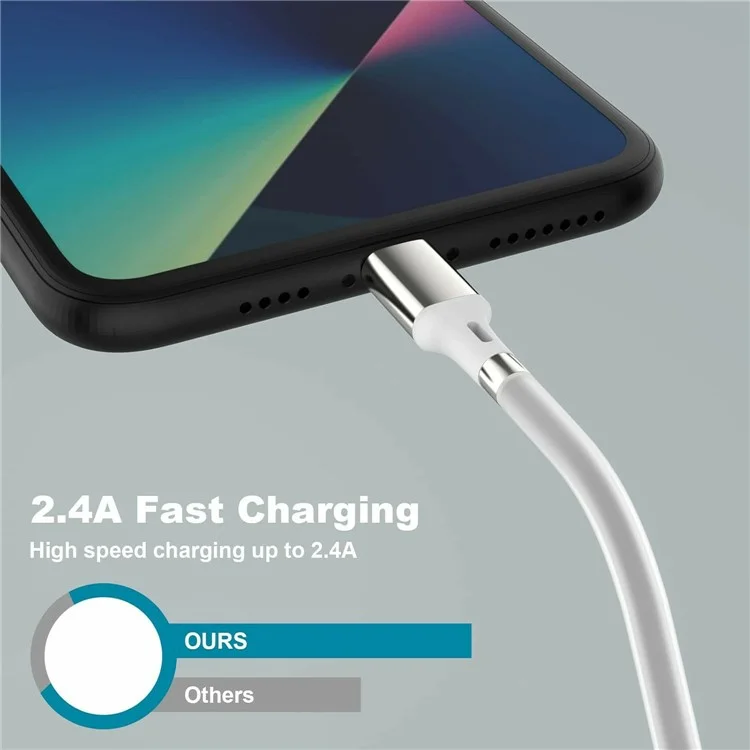 1m 2.4A Fast Charging Cable Magnetic Storage USB-C to USB-C 60W Data Cord