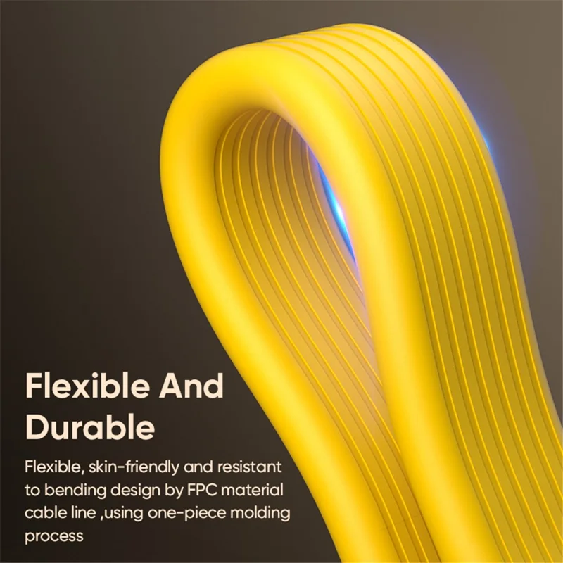 Type C to Type C  PD 240W Fast Charging 8K 60Hz Keychain Wire USB 4.0 Flexible Data Cable - Yellow
