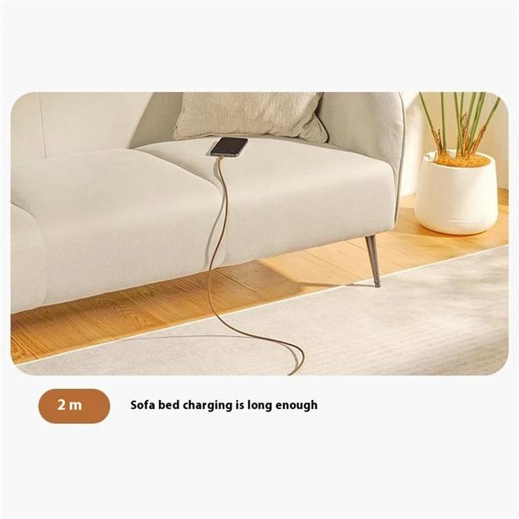 MOMAX Mag.Link 2m 60W Magnetic Braided Fast Charging Cable USB C to USB C Data Cord - Black