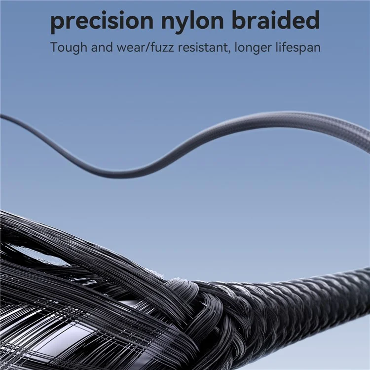 Câble de charge rapide JOYROOM S-A28 de 1 m, 60W, Type-C vers Type-C - Noir