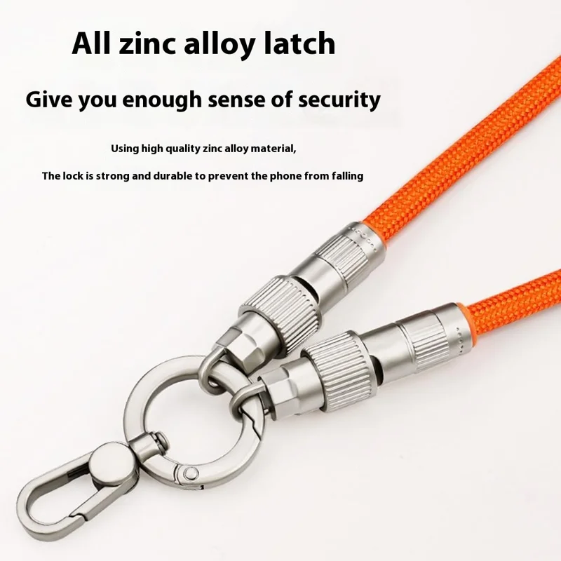 30cm Cell Phone Wrist Strap Fast Charging Data Cable with Type-C to L-Port Adapter Phone Lanyard - Black