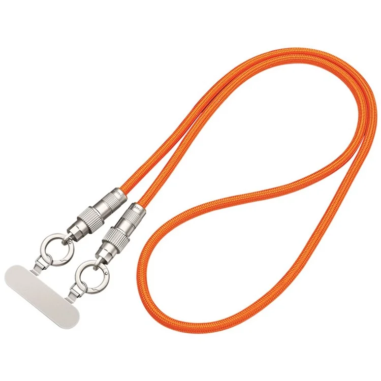 90cm Cell Phone Neck Strap Charging Cable Type-C to Type-C PD 66W Fast Charge Data Cable Necklace - Purple