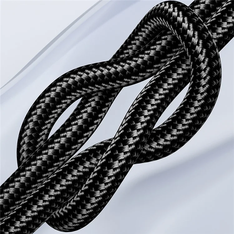 TOOCKI TQ-X02 60W USB-C auf USB-C Ladekabel 2m Typ C Schnellladekabel 480 Mbit/s Datenübertragung - Grau