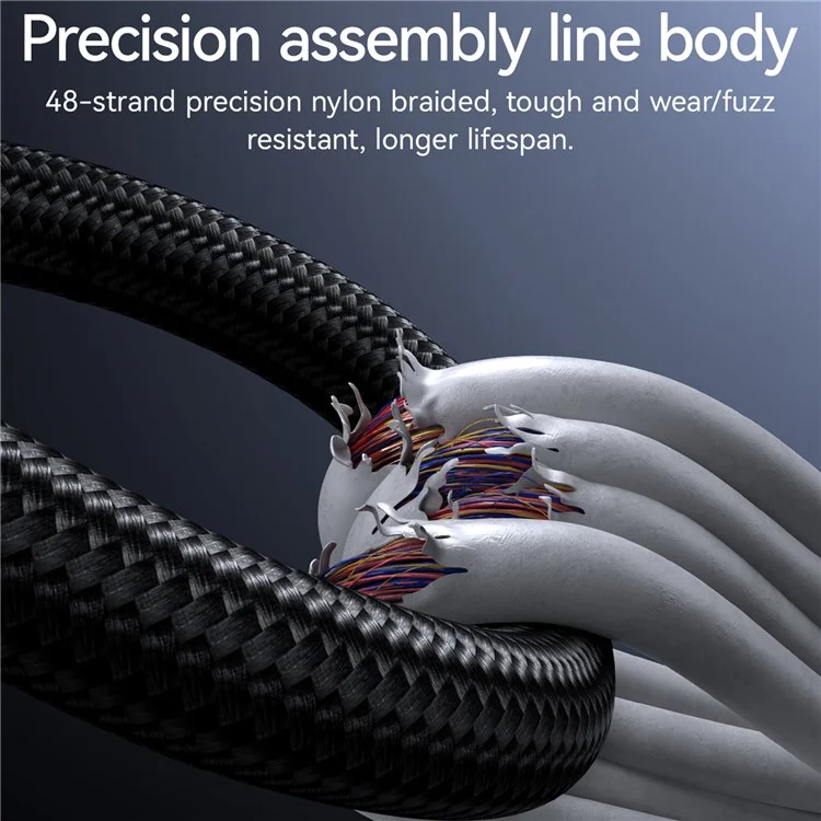 JOYROOM S-A16 Pro 1.2m USB-A to Type-C Data Cable 66W Fast Charging Cable with Digital Display