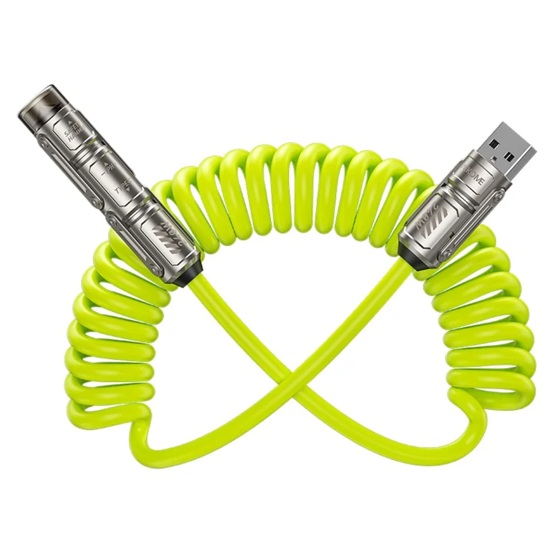 WEKOME WDC-80 Dofon No.1 Car-Specific Safety Data Cable 240W High Power 1.8M Length Multi Function Design - Green