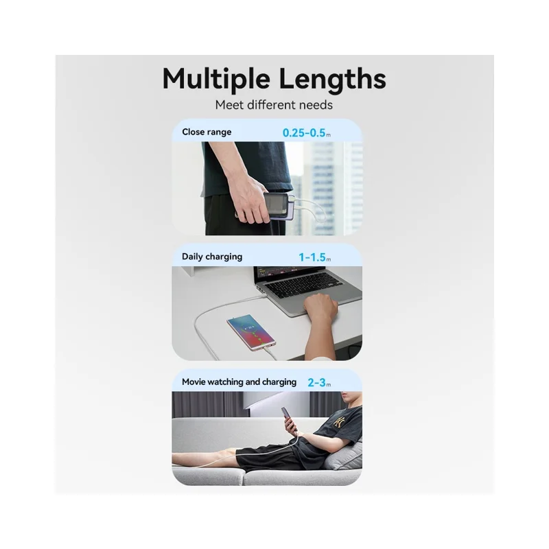 VENTION CTHWI 3m USB 2.0 Type A to Type C Cable 3A Fast Charging Data Sync Cord - White