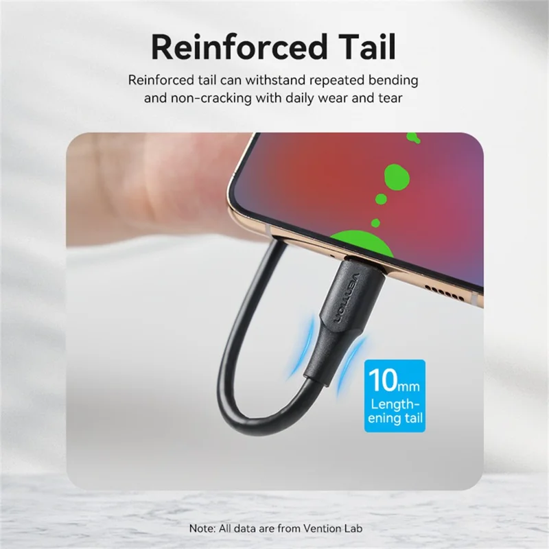 VENTION CTHBG CTH Series 1.5m 2.0 USB-A Male to USB-C Male 3A Data Cable High Speed 480Mbps 60W Charging Cord