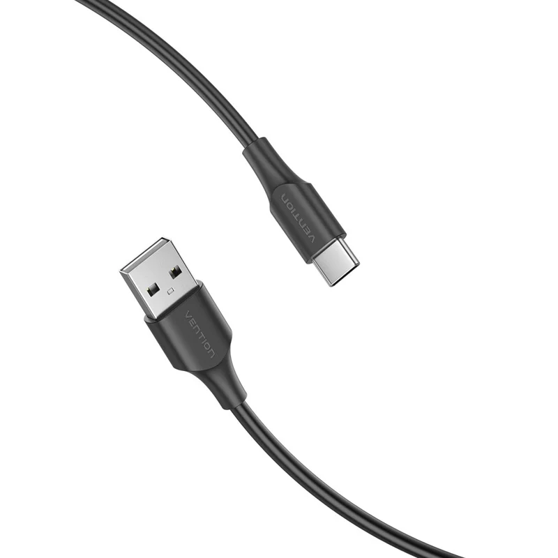 VENTION CTHBG CTH Series 2m 2.0 USB-A Male to USB-C Male 3A Data Cable High Speed 480Mbps 60W Charging Cord