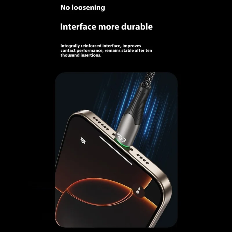 TOTU CB-17-CC Câble de données USB-C vers USB-C 120 cm 60 W Déconnexion automatique intelligente Cordon de charge rapide tressé - Tarnish