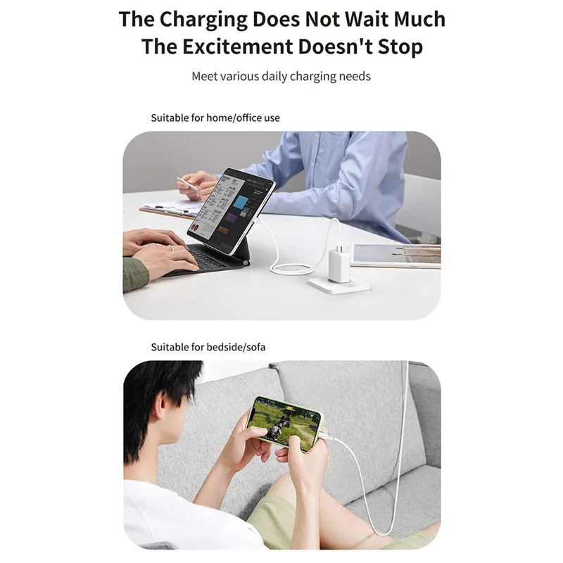 RECCI RS22C USB to Type-C Cable 100W Super Fast Charging Cord 1.5m Silicone Data Cable - Blue