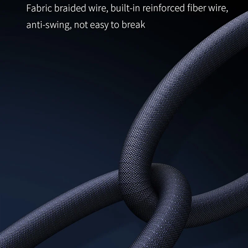 RECCI RS09CC 120cm 100W Type-C to Type-C Cable Braided Fast Charging Data Cord