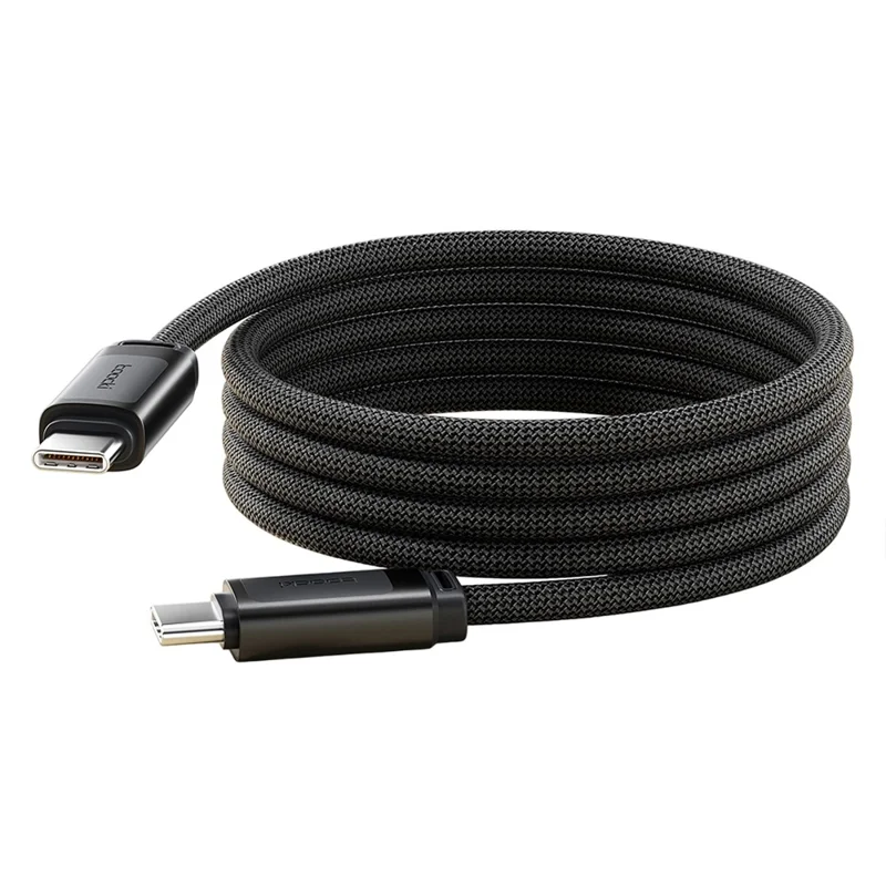 TOOCKI TQ-X102C4 1m 240W Fast Charging USB C to USB C Magnetic Self Coiling Data Cable for Laptop  /  Tablet  /  Phone