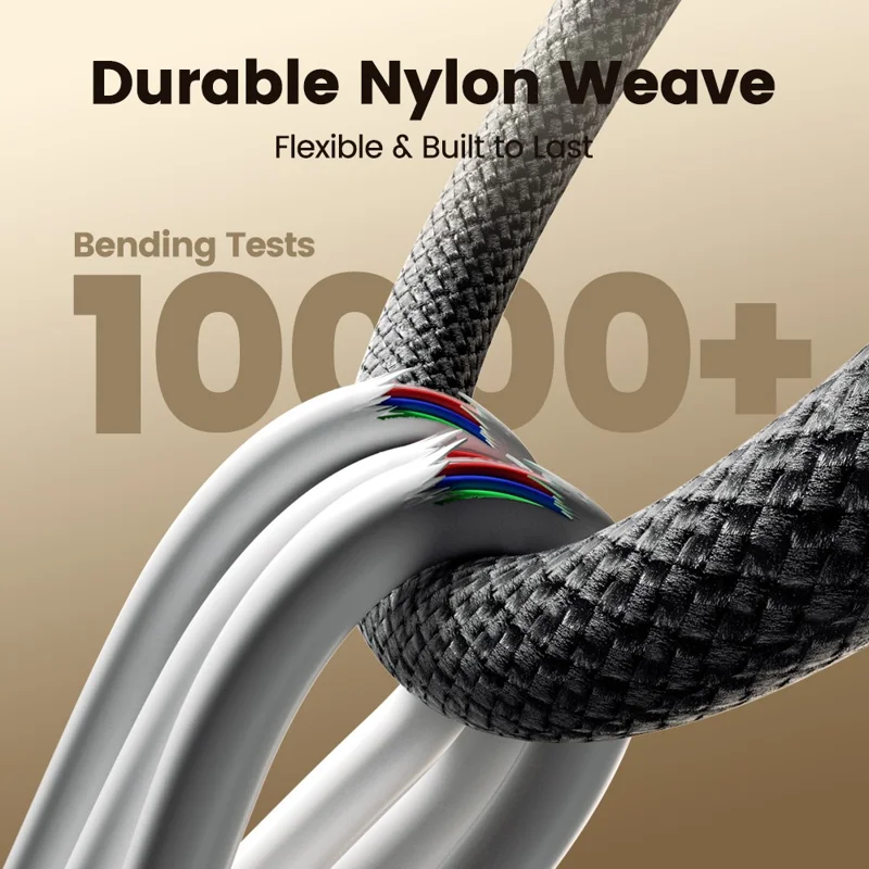 TOOCKI TQ-X102C4 1m 240W Fast Charging USB C to USB C Magnetic Self Coiling Data Cable for Laptop  /  Tablet  /  Phone