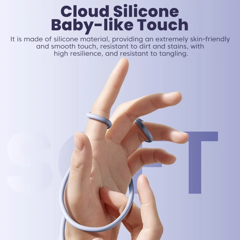 TOOCKI TQ-X90C3 1m 60W PD Fast Charging USB C to USB C Cable 480Mbps Silicone Data Cord - Black