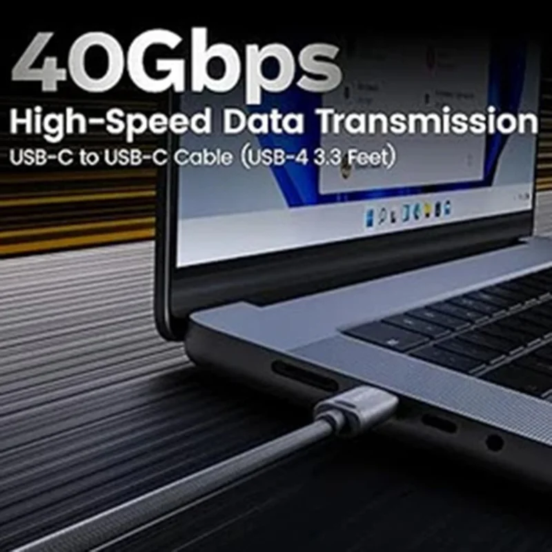 MOVE SPEED MSC01 1.2m Data Cable Full Function 40Gbps High Speed Transfer 240W Fast Charging Cord