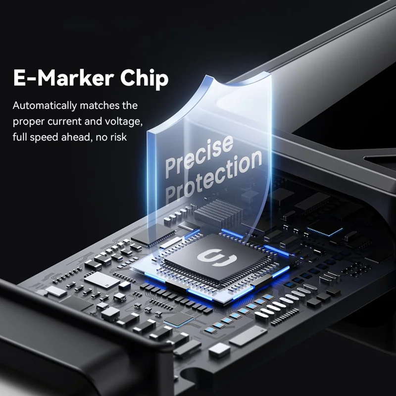 ESSAGER Type-C to Type-C Smart Display Cable 100W Power Delivery 480Mbps Data Transfer Cable 2m