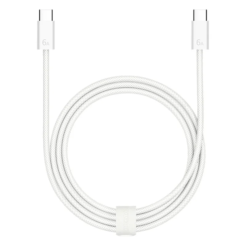 HUAWEI 1,8 m, 120 W, wysoka moc, 6 A, szybkie ładowanie, przewód danych typu C do typu C, pokryty tkaniną, do smartfona/tabletu/laptopa