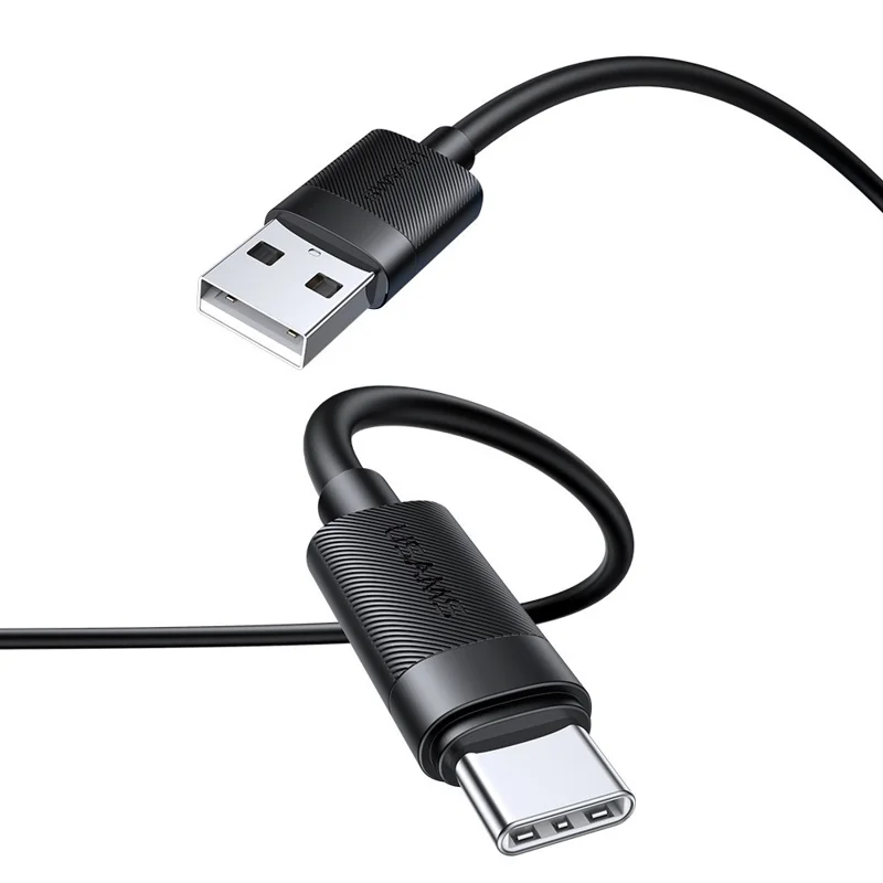 USAMS SJ777 U94 3A 18W USB-A to Type-C Fast Charging Cable Data Transfer Cord for Phones / Tablets