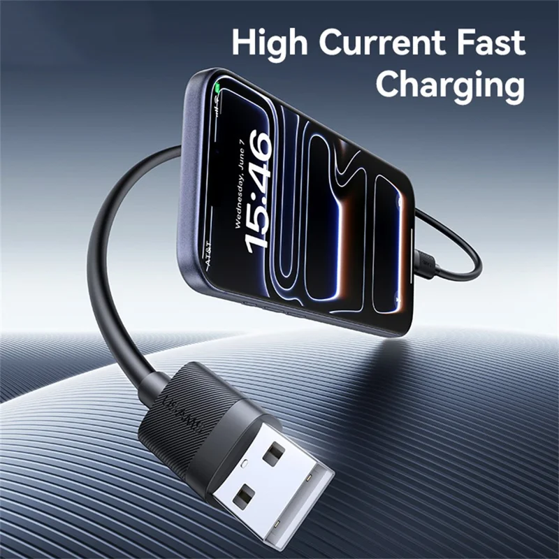 USAMS SJ777 U94 3A 18W USB-A to Type-C Fast Charging Cable Data Transfer Cord for Phones / Tablets