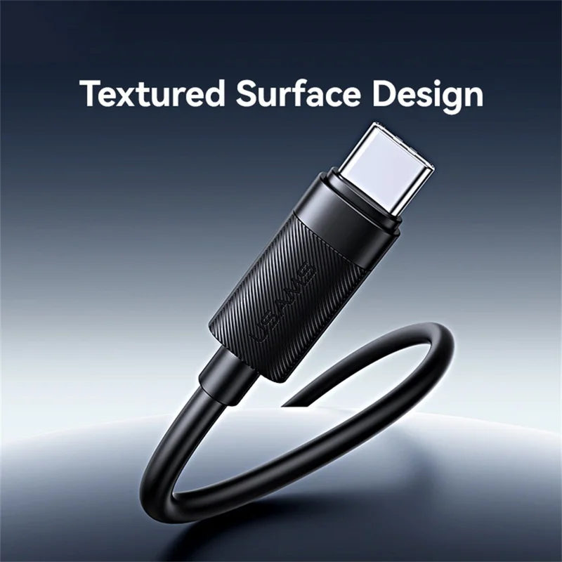 USAMS SJ777 U94 3A 18W USB-A to Type-C Fast Charging Cable Data Transfer Cord for Phones / Tablets