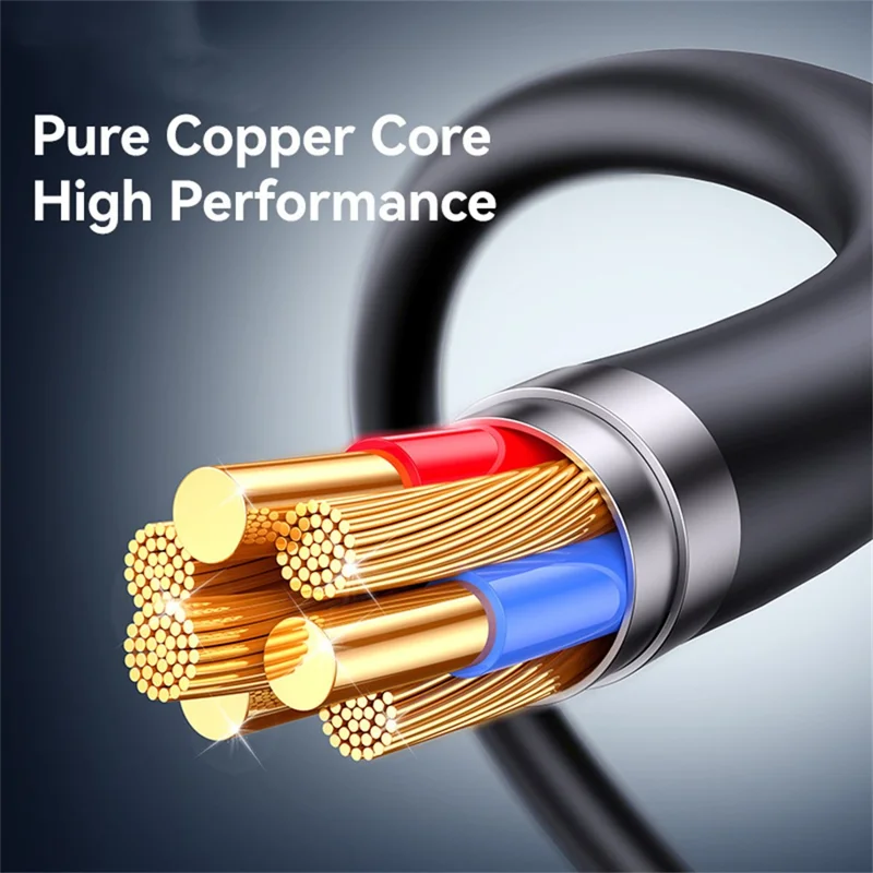 USAMS SJ777 U94 3A 18W USB-A to Type-C Fast Charging Cable Data Transfer Cord for Phones / Tablets