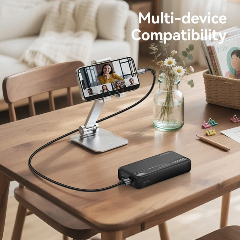 USAMS SJ767 U91 Type-C Cable 3A Fast Charging Data Cable 1m / 18W Quick Charge Aluminum Alloy