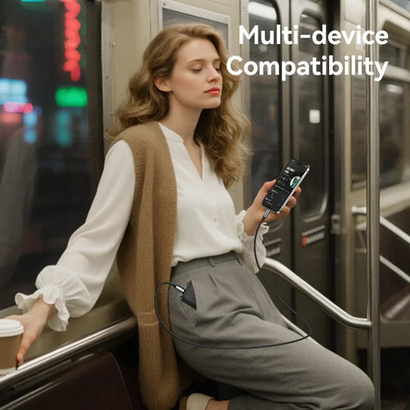 USAMS SJ769 U91 60W Aluminum Alloy Fast Charging Cable 1m USB-C to USB-C Data Cable