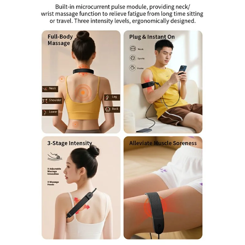 DEVIA EC317 1.5m Ultra4 Type-C to Type-C PD 100W Fast Charging Cable Massager Lanyard 3 in 1 Data Cord - Blacklti Function Portable Device For Office Travel