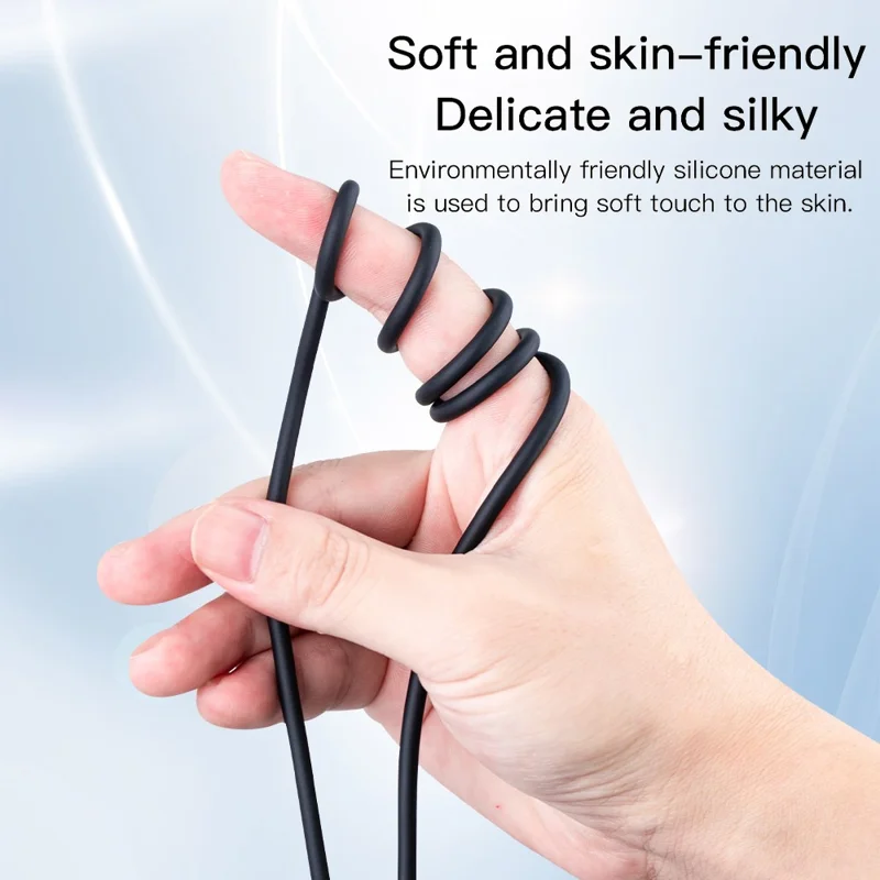 TOTU CB-3-3 120cm 3 in 1 Charging Cable iP (5-14) / USB-C / Micro USB Fast Charging TPE Silicone Data Cable - Black