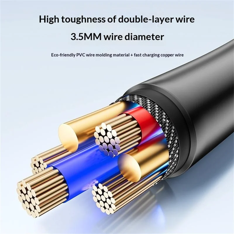 YESIDO CA126C 1 m USB-A til USB-C kabel 18 W hurtiglade data-synkroniseringskabel til Samsung / Xiaomi / Huawei - Sort