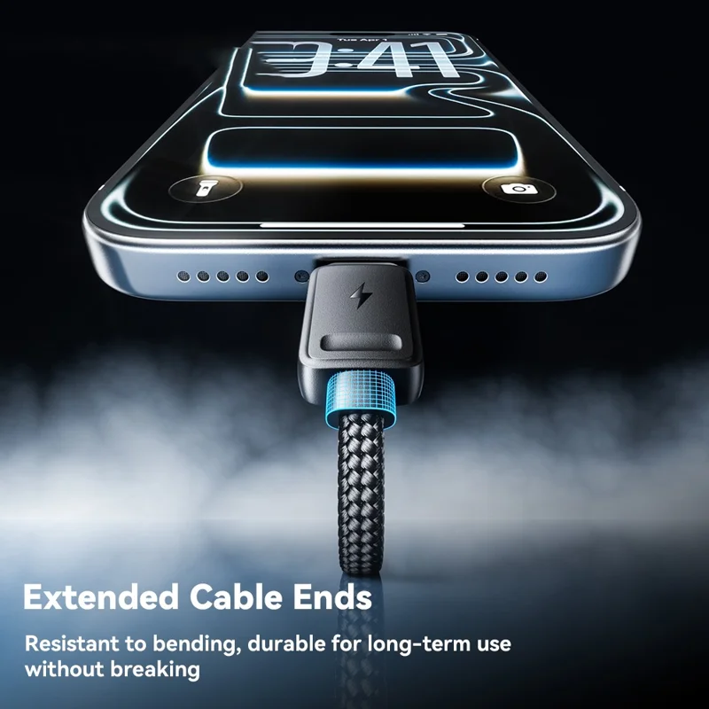 ESSAGER 4-in-1-Kabel Type-C auf 2 Type-C, Micro, iP (5-14), 3A Schnellladekabel, 16 cm