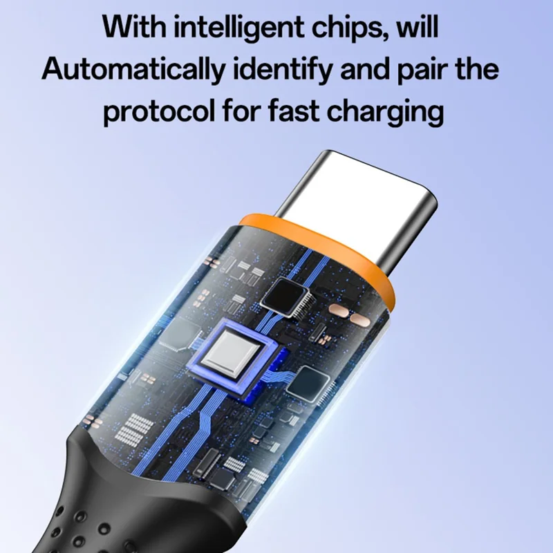 YESIDO CA212 1.2m 140W Fast Charging Braided Type-C to Type-C Cable for Phone Tablet