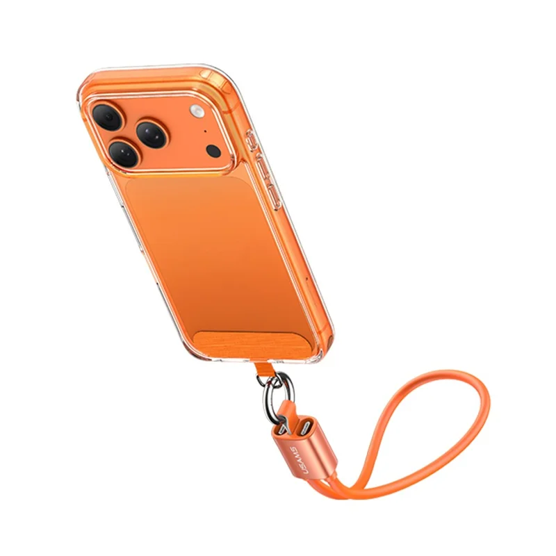 USAMS SJ784 U97 0,3 m 60 W Typ-C auf Typ-C Lanyard-Kabel Schnelllade- und Datenkabel Armband - Orange