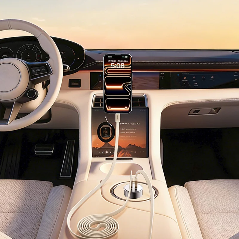 MOMAX DC88 1m 100W USB-C to USB-C Magnetic Braided Cable Flat Charging Data Cable for MacBook iPhone Huawei iPad Samsung - Orange