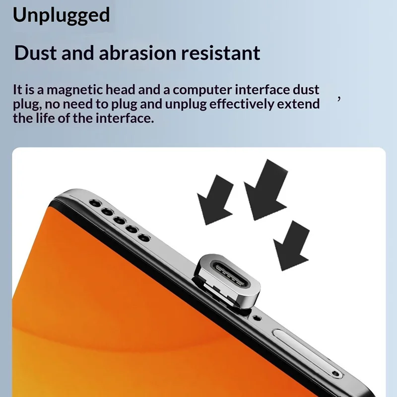 PD65W 2m Magnetic Braided Cable Type-C to Type-C+iP (5-14) 480Mbps Data Sync Charging Cable - Grey Black