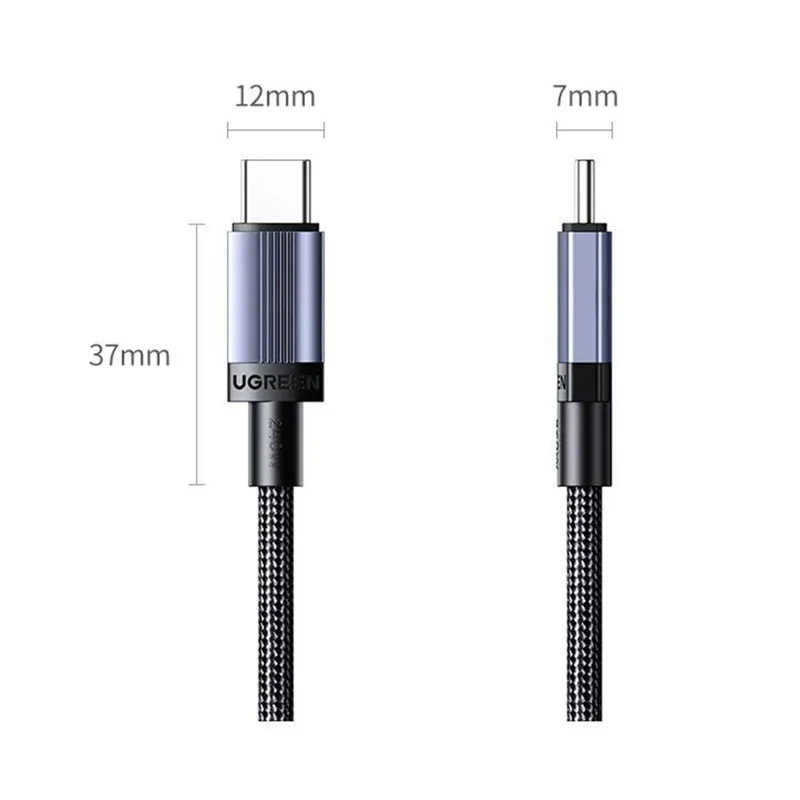 UGREEN L532 65907 1m USB-C to USB-C Cable PD 3.1 240W Fast Charging Nylon Braided Data Cable