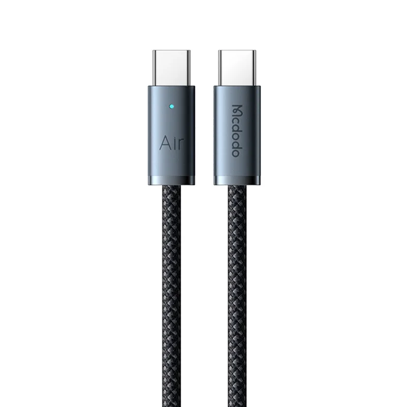 MCDODO CA-708 1.2m USB-C to USB-C Air Cable 240W Fast Charging Cord for MacBook / iPhone - Black