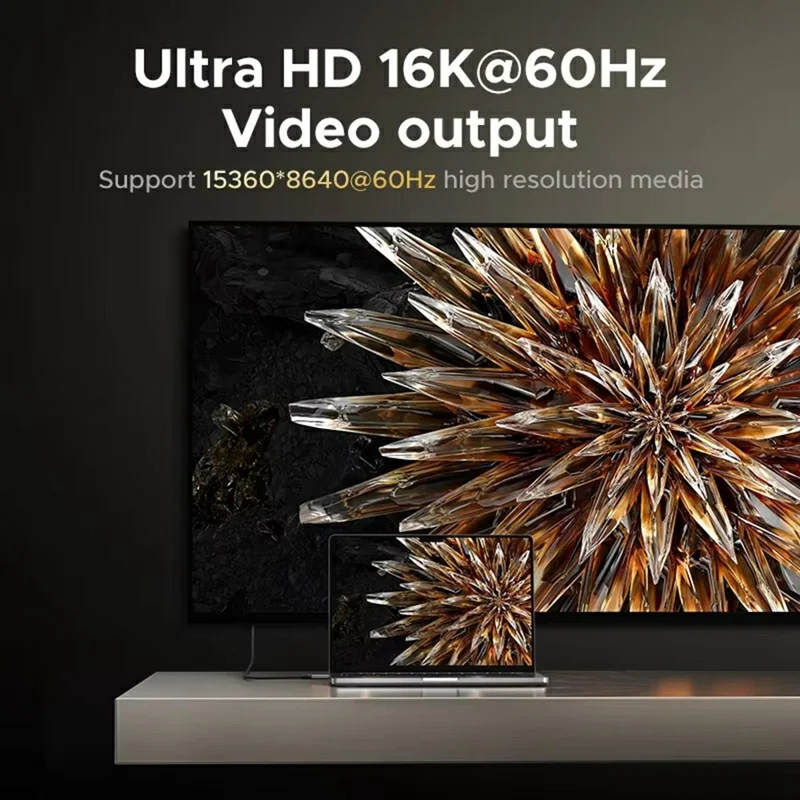 UGREEN L706 65383 1 m Carga Rápida PD 240 W 80 Gbps USB4 Gen4 Cable de Datos USB-C a USB-C con Salida de Vídeo 16 K / 60 Hz