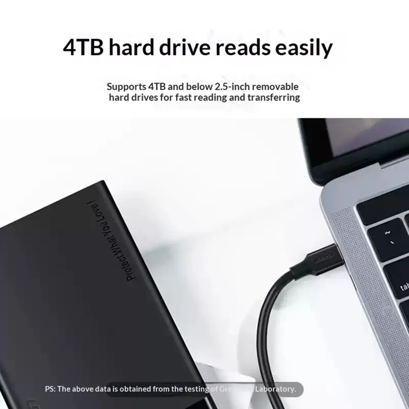 UGREEN 90995 25cm Type-C to Micro-B USB 3.0 Cable 3A Fast Charging 5Gbps Data Transfer Wire for External Hard Drive - Black