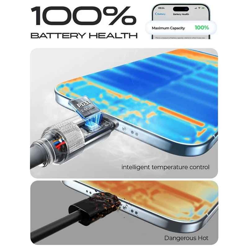 LISEN 3m 240W USB-C to USB-C Cable Silicone Fast Charging Date Cord for iPhone 17 Pro  /  16  /  15  /  Samsung S26  /  MacBook Pro - Grey