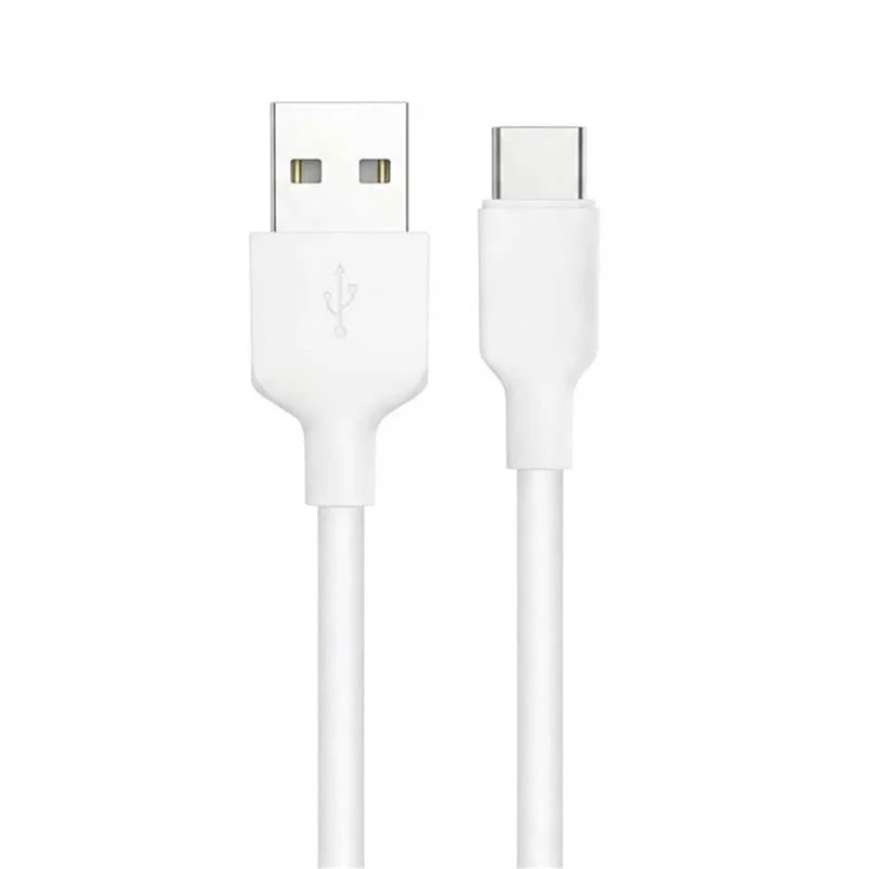 D-POWER F6002 1 м кабель данных USB-A — USB-C, зарядный кабель 2A для смартфона, планшета — белый