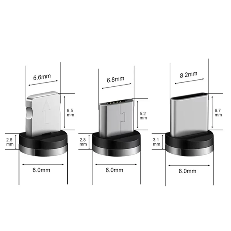 Магнитный переходник для зарядки Micro USB, пылезащитная заглушка, разъем, совместим с магнитным кабелем для зарядки