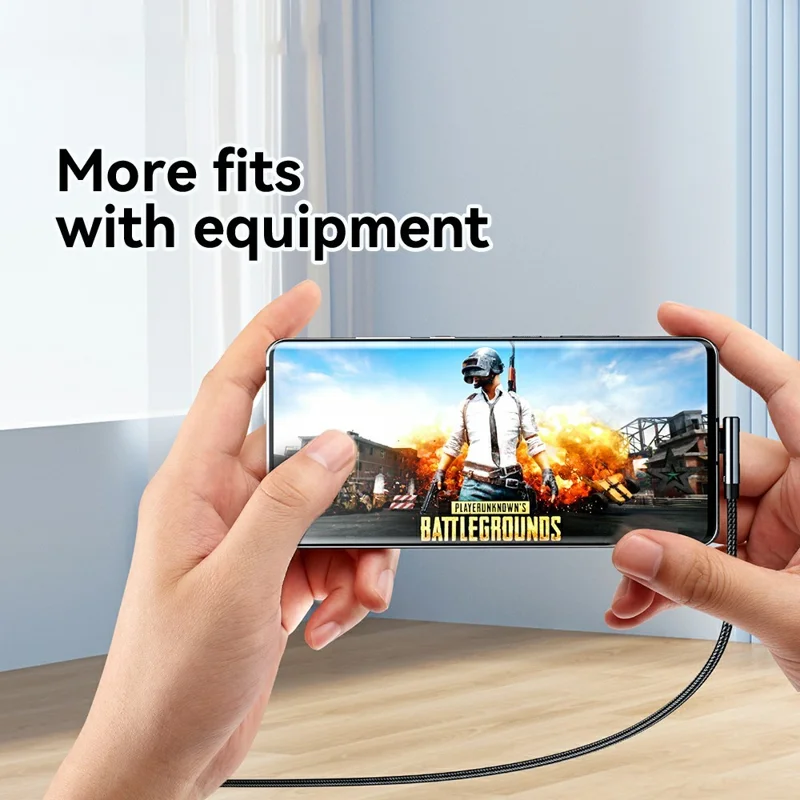 ESSAGER 1m 240W Fast Charging Digital Display Elbow Type-C to Type-C Data Cable - Grey
