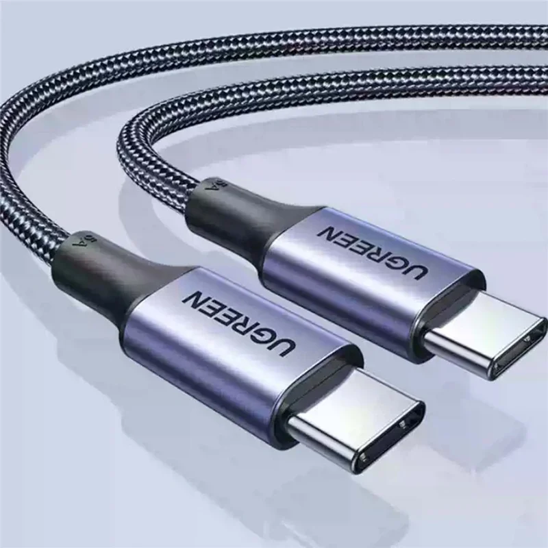 Cavo UGREEN US316 PD 3.0 100 W Ricarica Veloce USB-C a USB-C 480 Mbps Trasferimento Dati Cavo in Nylon Intrecciato