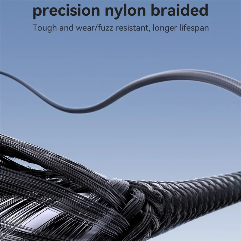 JOYROOM S-A28 1m USB-C to USB-C PD 100W Fast Charging Cable Nylon Braided Data Sync Cord