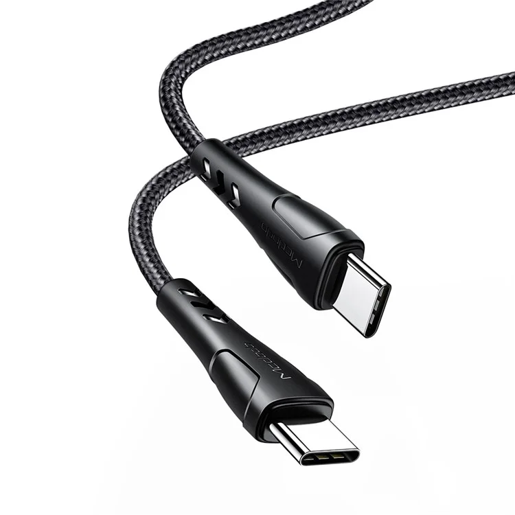 Mcdodo Nylon Trenzó 0.2M USB-C a USB-C Cable de Carga Rápida Para Samsung Huawei Xiaomi