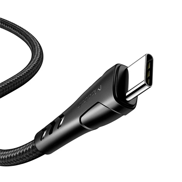 Mcdodo Nylon Trenzó 0.2M USB-C a USB-C Cable de Carga Rápida Para Samsung Huawei Xiaomi