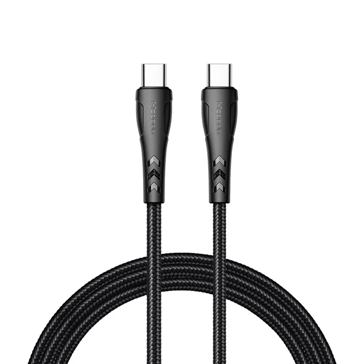 MCDODO para iPhone 15 Series Nylon Braided 1.2M USB-C a USB-C Cable de Carga Rápida para Samsung Huawei Xiaomi