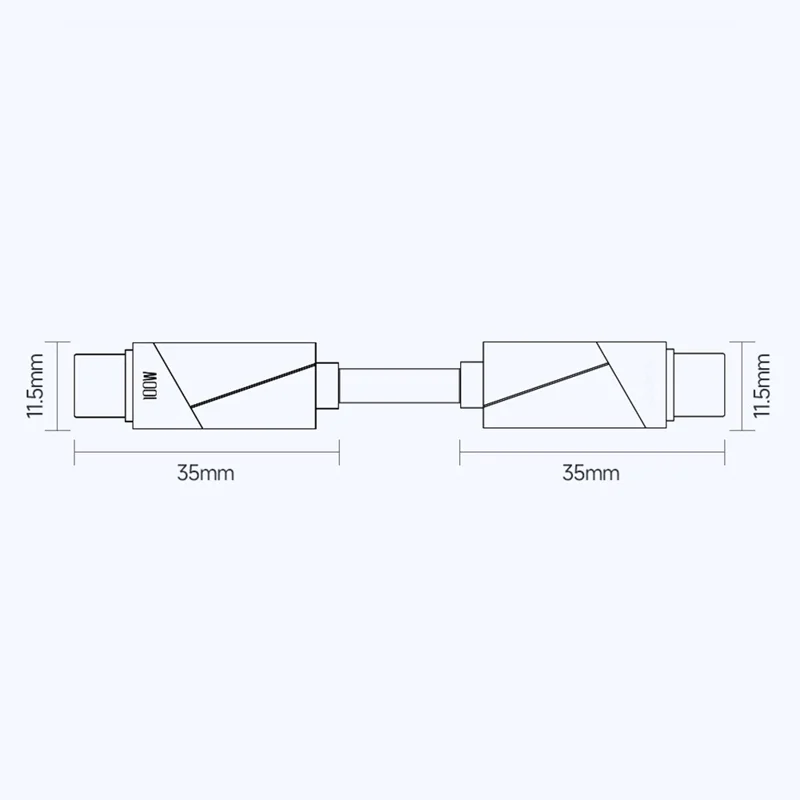 TOOCKI TQ-X07AC2 2m USB-C Cable 100W PD Fast Charging 5A High Current Auto Power-Off 480Mbps Data Transmission Charging Cable - Grey