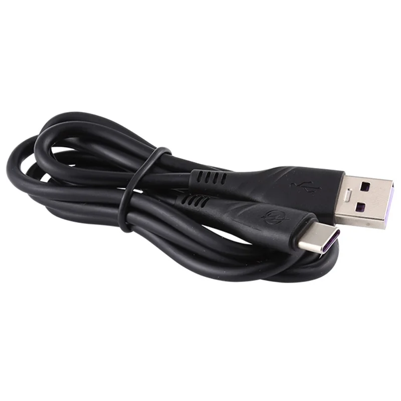 For iPhone 15 Series 1M USB Type-C to USB-A 3.0 Data Sync Charging Cable for Samsung Huawei Xiaomi - Black